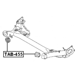 Bushing Axle Beam - FEBEST TAB455
