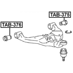 Mounting Control Trailing Arm - FEBEST TAB375