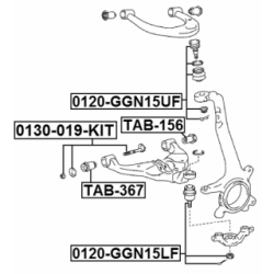 Mounting Control Trailing Arm - FEBEST TAB367
