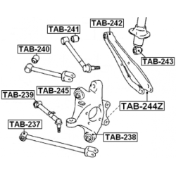 Mounting Control Trailing Arm - FEBEST TAB238
