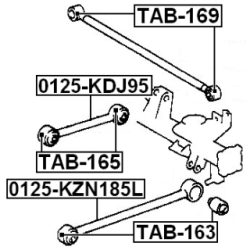 Mounting Control Trailing Arm - FEBEST TAB165