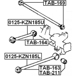 Mounting Control Trailing Arm - FEBEST TAB163