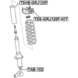 Spacer Bush Shock Absorber - FEBEST TAB102