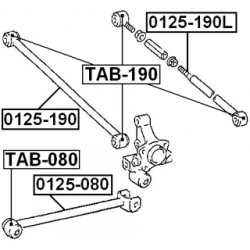Mounting Control Trailing Arm - FEBEST TAB080