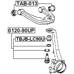 Mounting Control Trailing Arm - FEBEST TAB013
