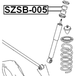 Bush Shock Absorber - FEBEST SZSB005