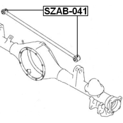 Mounting Control Trailing Arm - FEBEST SZAB041
