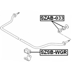 Mounting Control Trailing Arm - FEBEST SZAB033