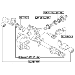 Mounting Differential - FEBEST SZAB010