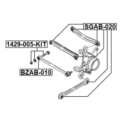 Mounting Control Trailing Arm - FEBEST SGAB020