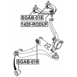 Mounting Control Trailing Arm - FEBEST SGAB018