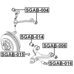 Mounting Control Trailing Arm - FEBEST SGAB014