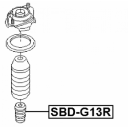 Rubber Buffer Suspension - FEBEST SBDG13R
