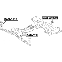 Mounting Differential - FEBEST SABG10DM