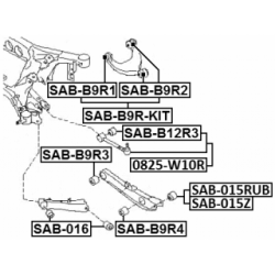 Mounting Control Trailing Arm - FEBEST SABB9R2
