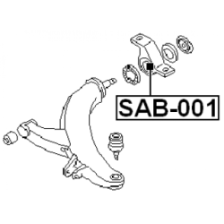 Mounting Control Trailing Arm - FEBEST SAB001