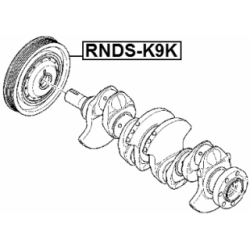 Belt Pulley Crankshaft - FEBEST RNDSK9K