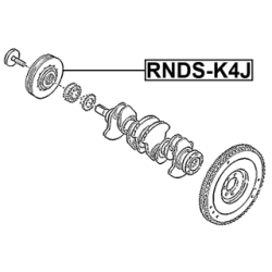 Belt Pulley Crankshaft - FEBEST RNDSK4J