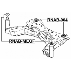 Bushing Axle Beam - FEBEST RNABMEGF