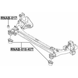 Bushing Axle Beam - FEBEST RNAB017