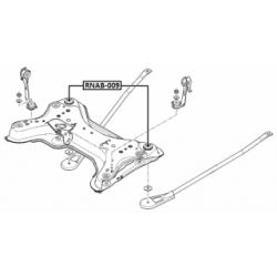 Bushing Axle Beam - FEBEST RNAB009