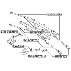 Mounting Control Trailing Arm - FEBEST RNAB005