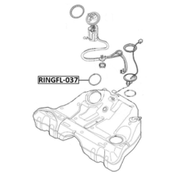 Seal Fuel Sender Unit - FEBEST RINGFL037