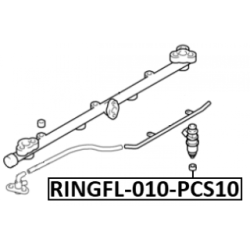 Seal Ring Injector - FEBEST RINGFL010PCS10