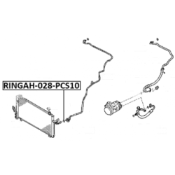 Sealing Ring Coolant Line - FEBEST RINGAH028PCS10