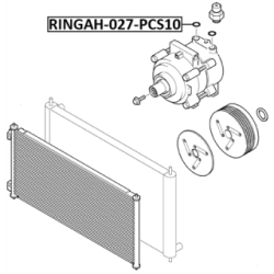 Sealing Ring Coolant Line - FEBEST RINGAH027PCS10