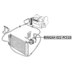 Sealing Ring Coolant Line - FEBEST RINGAH022PCS10