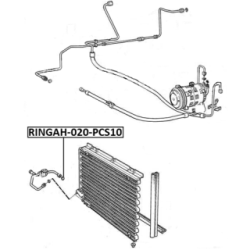 Sealing Ring Coolant Line - FEBEST RINGAH020PCS10