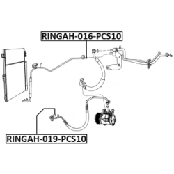 Sealing Ring Coolant Line - FEBEST RINGAH019PCS10