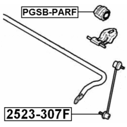 Mounting Stabiliser Bar - FEBEST PGSBPARF