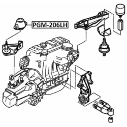 Mounting Engine - FEBEST PGM206LH