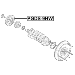 Belt Pulley Crankshaft - FEBEST PGDS9HW