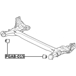 Bushing Axle Beam - FEBEST PGAB015