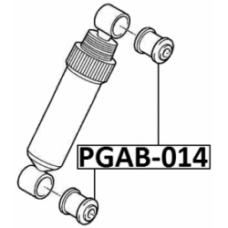 Bush Shock Absorber - FEBEST PGAB014