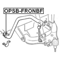 Mounting Stabiliser Bar - FEBEST OPSBFRONBF