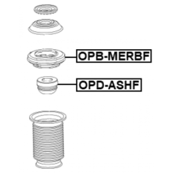 Rolling Bearing Suspension Strut Support Mount - FEBEST OPBMERBF