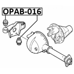 Mounting Differential - FEBEST OPAB016