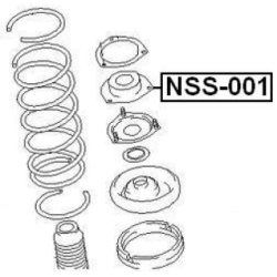 Suspension Strut Support Mount - FEBEST NSS001