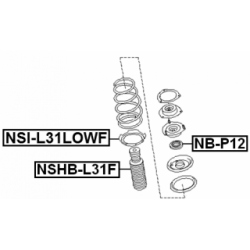 Spring Seat - FEBEST NSIJ31LOWF