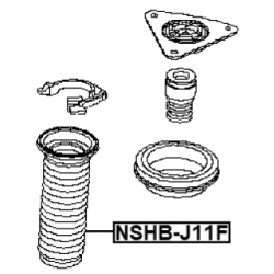 Protective Cap Bellow Shock Absorber - FEBEST NSHBJ11F