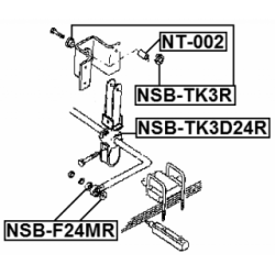 Mounting Stabiliser Bar - FEBEST NSBTK3D24R