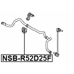 Mounting Stabiliser Bar - FEBEST NSBR52D25F
