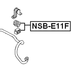 Mounting Stabiliser Bar - FEBEST NSBE11F