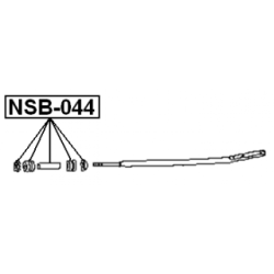Mounting Control Trailing Arm - FEBEST NSB044