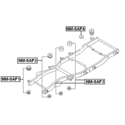 Bushing Axle Beam - FEBEST NMSAF1