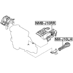 Mounting Engine - FEBEST NMJ10LH